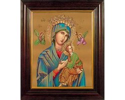 Maria a.d.Bijstand in houten frame (8320 PRP)