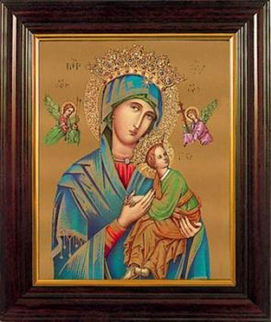Maria a.d.Bijstand in houten frame (8320 PRP)