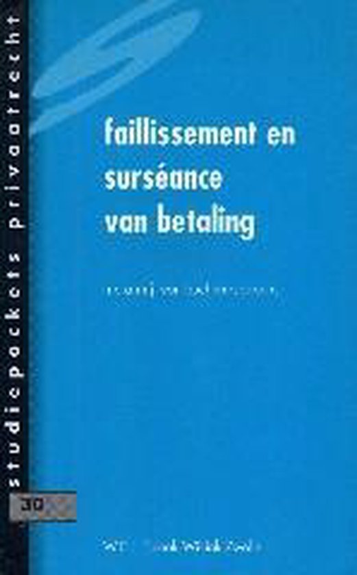 Faillissement en surceance van betaling - cover