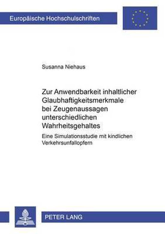 Europäische Hochschulschriften / European University Studie ... - cover