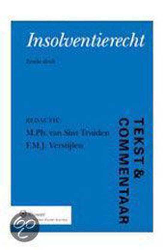Insolventierecht / Tekst & Commentaar - cover