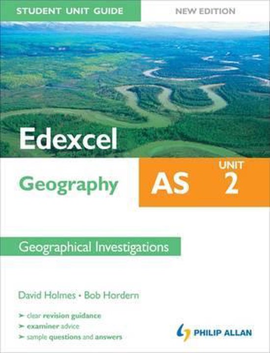 Edexcel AS Geography Student Unit Guide 9781444147643 Bob Hordern