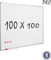 Whiteboard 100x100cm - Magnetisch / emaille