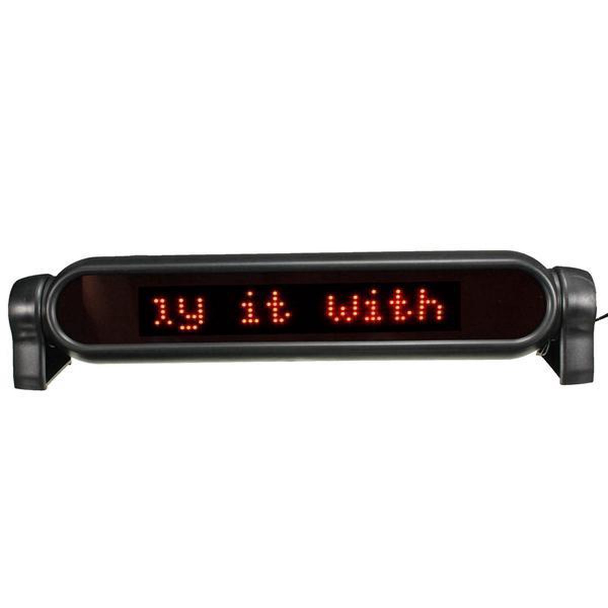 KEEYTT LED Laufschrift Auto LED-Schild Moving Scrolling Message