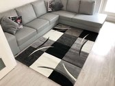 Flycarpets Kristal Modern Vloerkleed - 80x150cm - Grijs