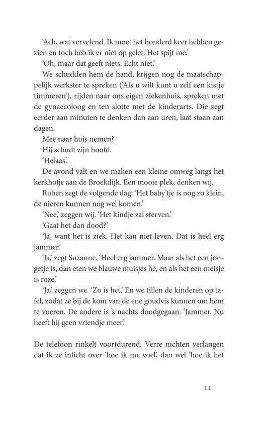 Pagina 11 van een boek met tekst.