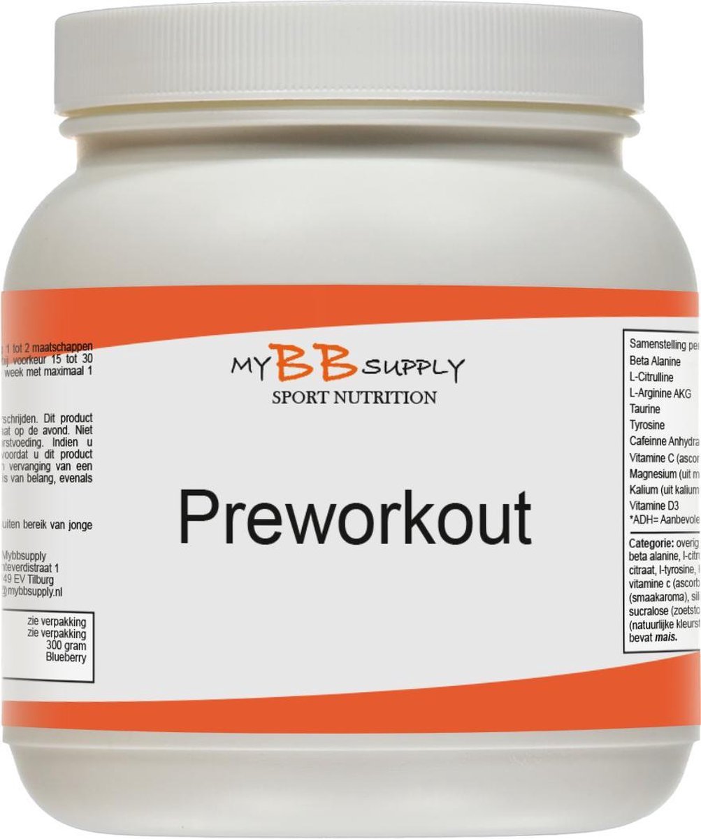 Goedkoopste Pre workout nr 1 300gr