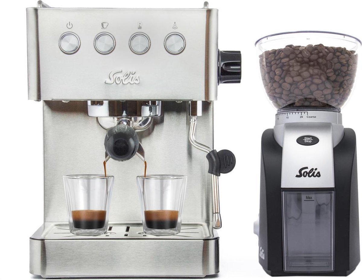 Solis Barista Gran Gusto 1014 Espressomachine + Scala Plus