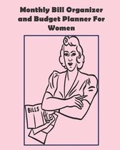 Monthly Bill Organizer and Budget Planner For Women