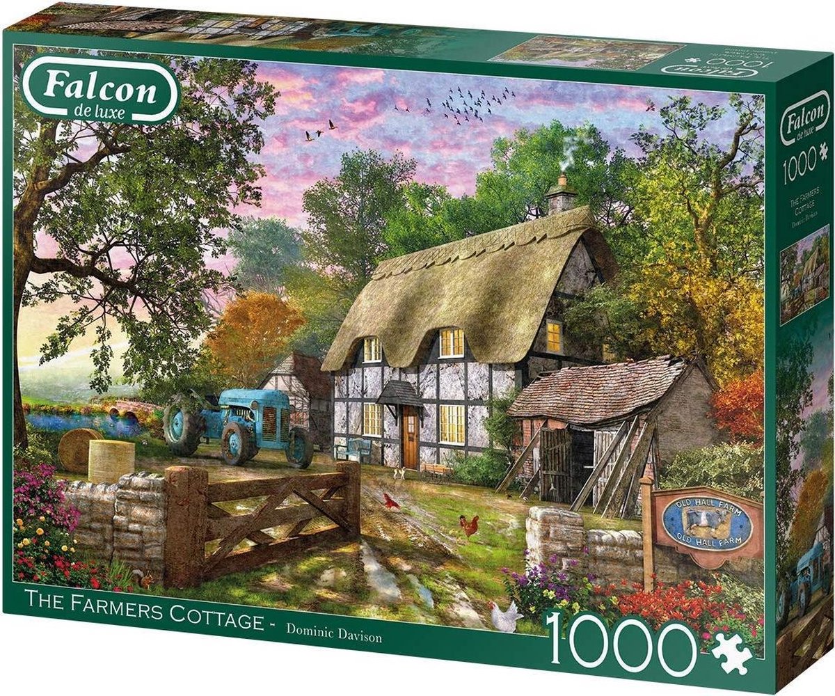 bol.com | Falcon puzzel The Farmers Cottage - Legpuzzel - 1000 stukjes