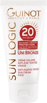 Guinot - Sun Logic Uni Bronze getinte crème gezicht Spf 20 50ml