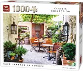 Cafe Terrace in Europe Legpuzzel 1000 stukjes Volwassenen