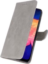 Bookstyle Wallet Case Hoesje voor Samsung Galaxy A10 Grijs
