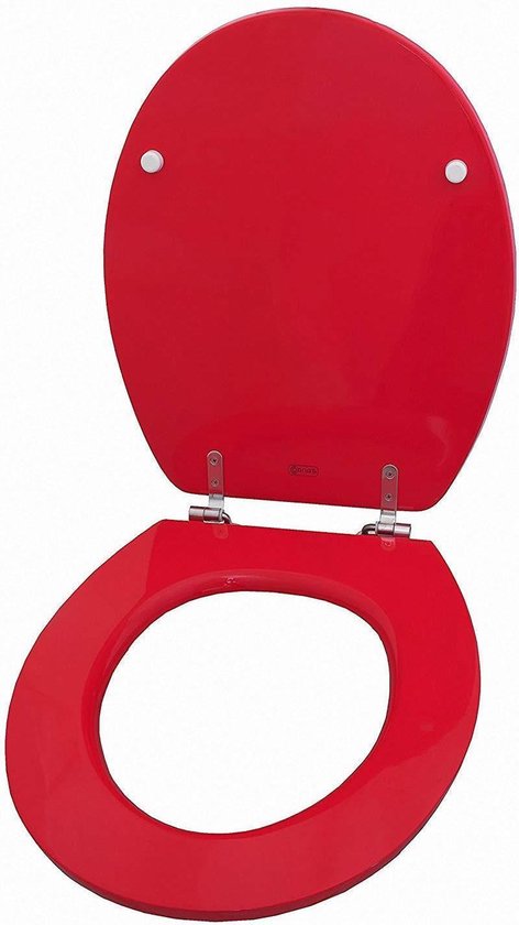 vloot Pikken Aftrekken Cornat Telo rood toiletbril | bol.com
