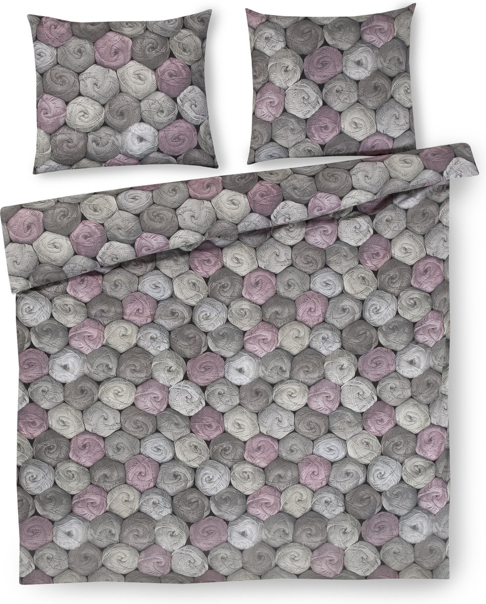 Day Dream Pitsburg - dekbedovertrek - lits-jumeaux - 240 x 200/220 - Roze