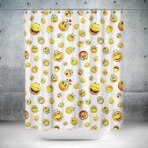 Roomture - douchegordijn - Smiley - 120 x 200