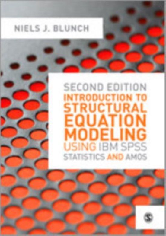 Introduction to Structural Equation Modeling Using IBM SPSS  ... - cover