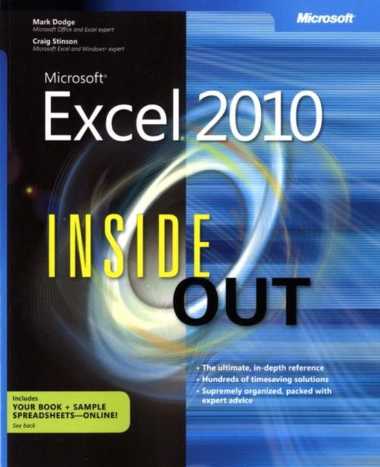 Microsoft Excel 2010 Inside Out - cover