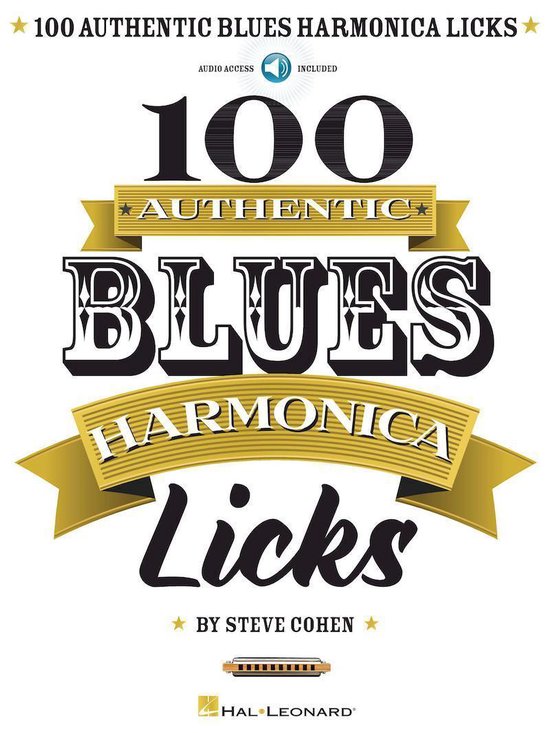 100 Authentic Blues Harmonica Licks - cover