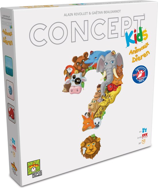 hoorbaar Opnieuw schieten sterk Concept Kids Dieren - Bordspel | Games | bol.com