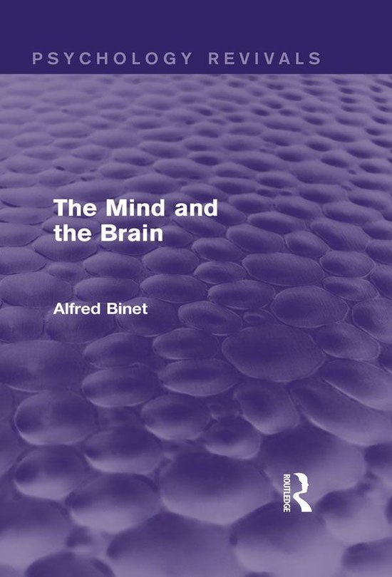 The Mind and the Brain (Psychology Revivals) - cover