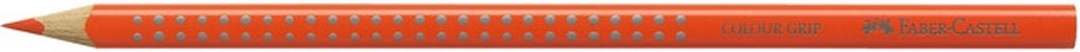 Kleurpotloden Faber-Castell Colour Grip Donker oranje (12 Stuks)