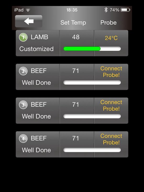 Maverick Model ET735 bluetooth barbecue thermometer