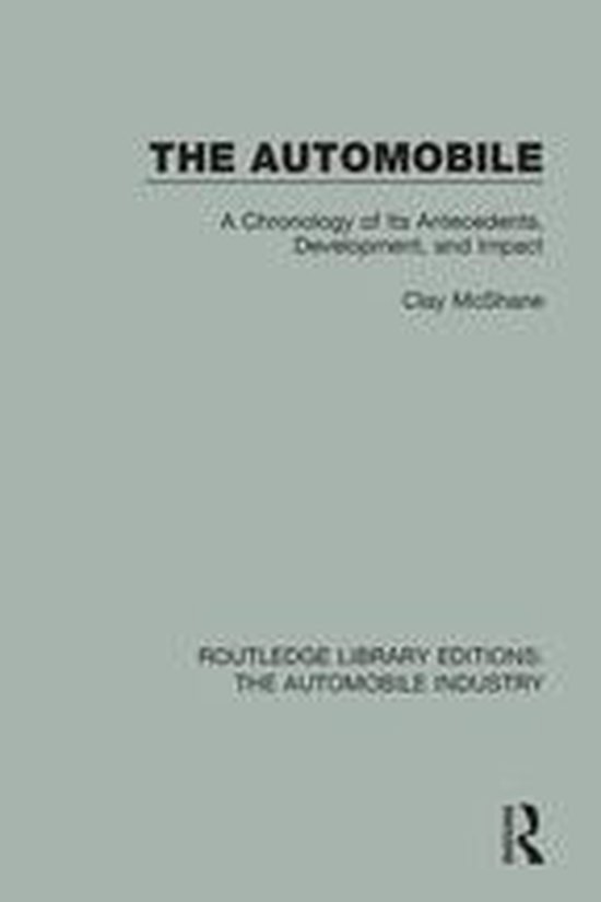 Routledge Library Editions: The Automobile Industry - The Au ... - cover