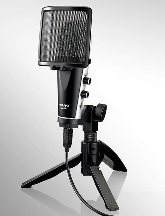 vangst bewondering duif Yoga YTM-132U USB studio condensator microfoon (cardioid) voor zang en  audio opname,... | bol.com
