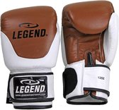 Legend Sports Bokshandschoenen Thai Series Wit/bruin Maat 10oz