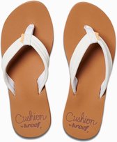 Reef Cushion Breeze Dames Slippers - Bruin/Wit - Maat 42,5