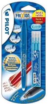 Pilot roller Frixion Ball licht blauw + 3 vullingen 0.7