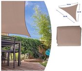 Schaduwdoek taupe 3.6m x 3.6m x 3.6m