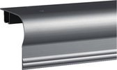 Aluminium gordijnkaprail Dona zilver geanodiseerd 150cm