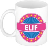 Elif naam koffie mok / beker 300 ml  - namen mokken