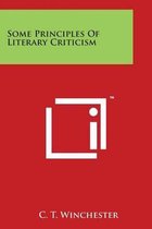 Some Principles of Literary Criticism