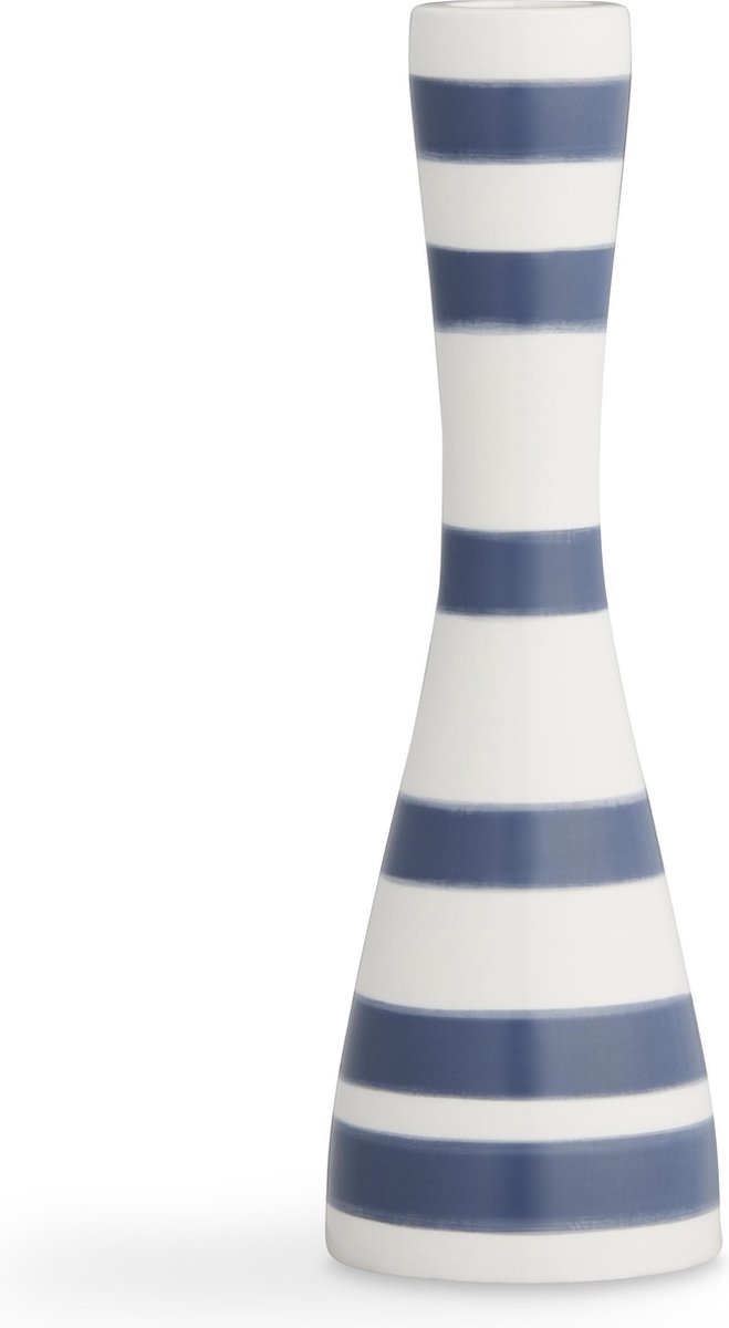 Kahler Design Omaggio Kandelaar - Hoogte 20 cm - Staal Blauw