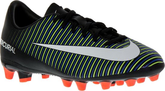 Nike Mercurial Vapor AG Voetbalschoenen - Maat 36 - Unisex - zwart/wit/groen/blauw | bol.com