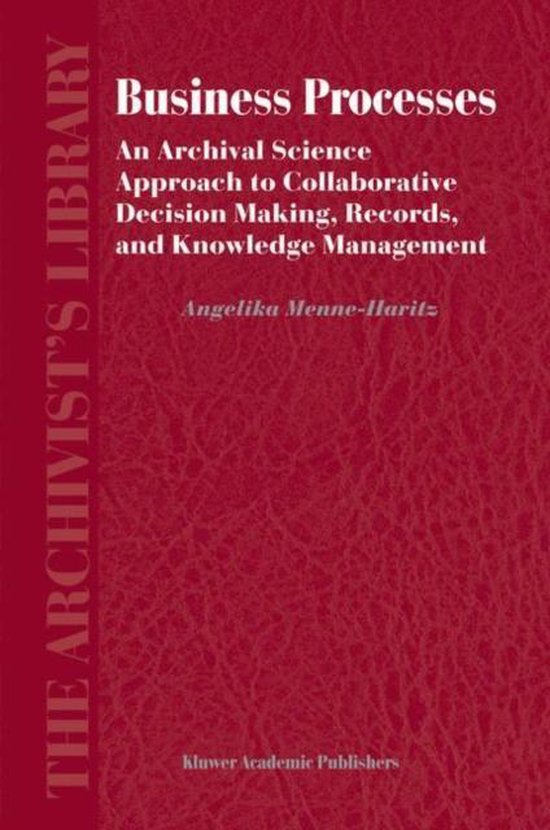 The Archivist's Library3- Business Processes - cover