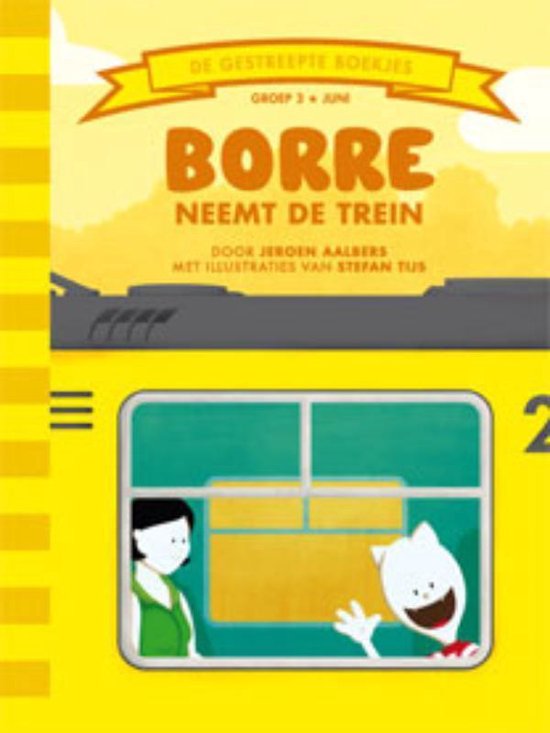 Cover van het boek 'Borre neemt de trein'