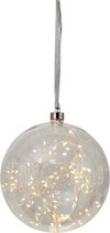 Star Trading Kerstbal met lampjes 20cm - transparant