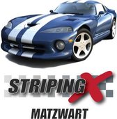 StripingX autostickers 2x 10cm breed Matzwart