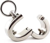 Stainless Steel 670 gr testicle shackle with spikes height