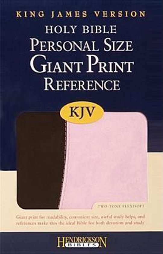 Personal Size Giant Print Reference BibleKJV 9781598564778 Boeken