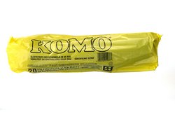 KOMO Afvalzakken - 60 Liter - 20 Stuks
