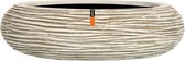 Schaal bol rib wit 14 x 49 cm Capi Nature