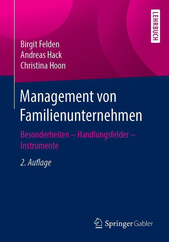 Management von Familienunternehmen - cover