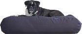 Dog's Companion Hondenkussen / Hondenbed - L - 115 x 85 cm - Antraciet Canvas/Katoen