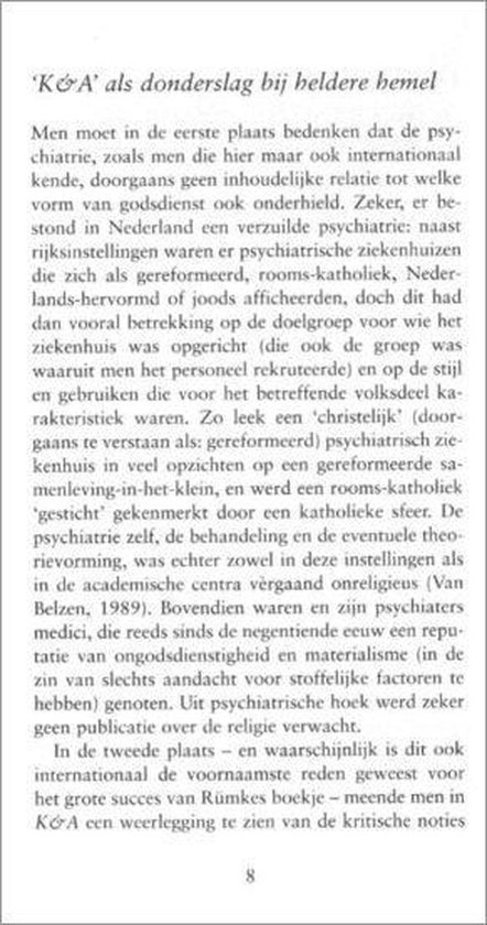 Karakter En Aanleg In Verband Ongeloof