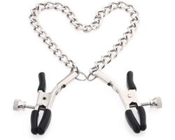 Twee Tepelklemmen Met Ketting - BDSM